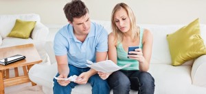 Young Couple Finances Problem